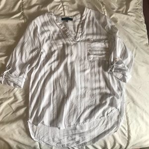 White pinstripes top